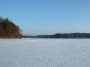 Rasia lake in winter