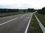 Bicycle trip Baltic States 2012, endless empty road to Vilnius