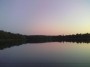 Nečiūnų ežero vaizdas vakare