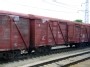 Lentvaris, Lituania. Railway wagons on hold.