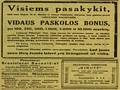 visiems pasakykit,